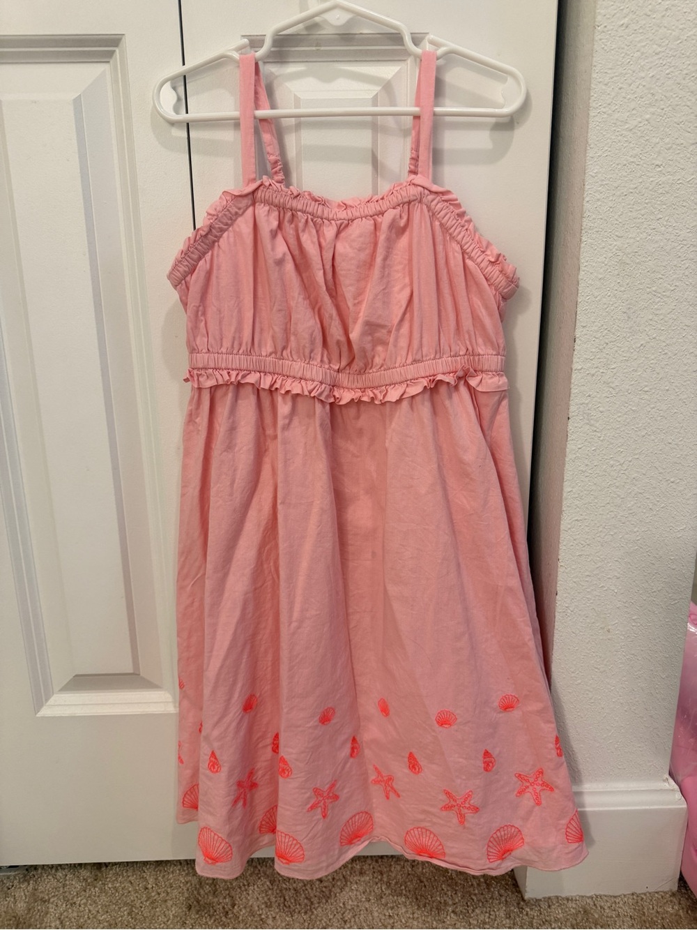 Crewcuts Pink Shell & Starfish Sundress